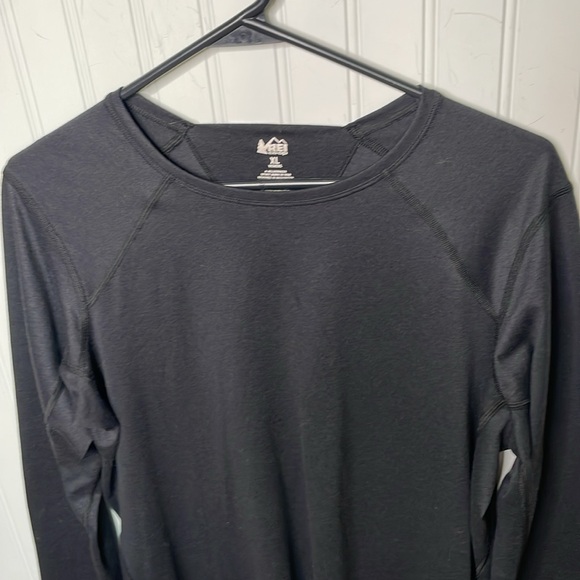 REI COOP WOMENS BLACK LONG SLEEVE SHIRT SIZE XL - Picture 2 of 5